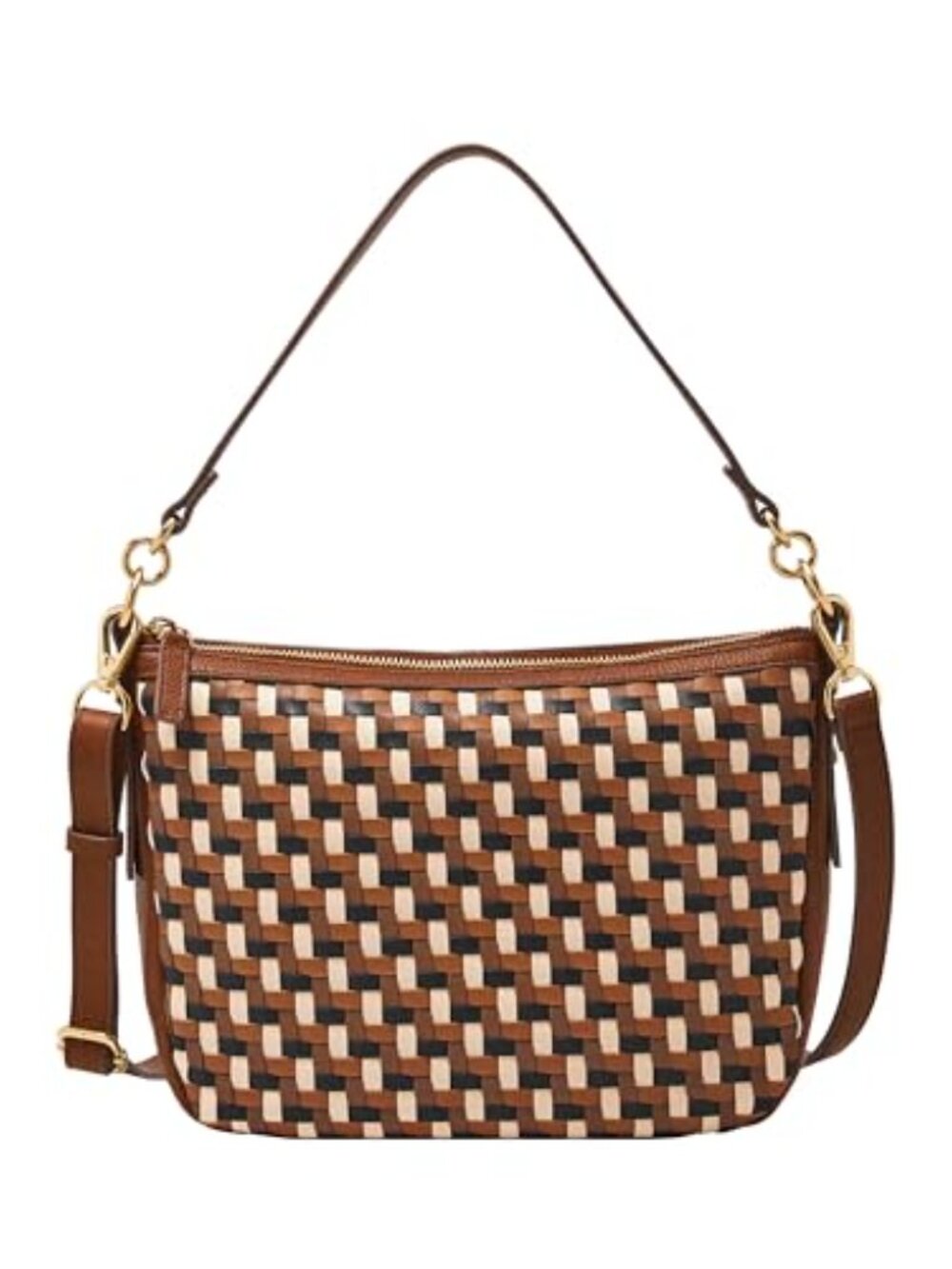 Genuine Leather Crossbody Purse with Adjustable Strap - Picture 2 of 7